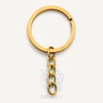 Gold and silver metal keychains in butterfly, ring, chain and clasp designs at Quick Cart 99.