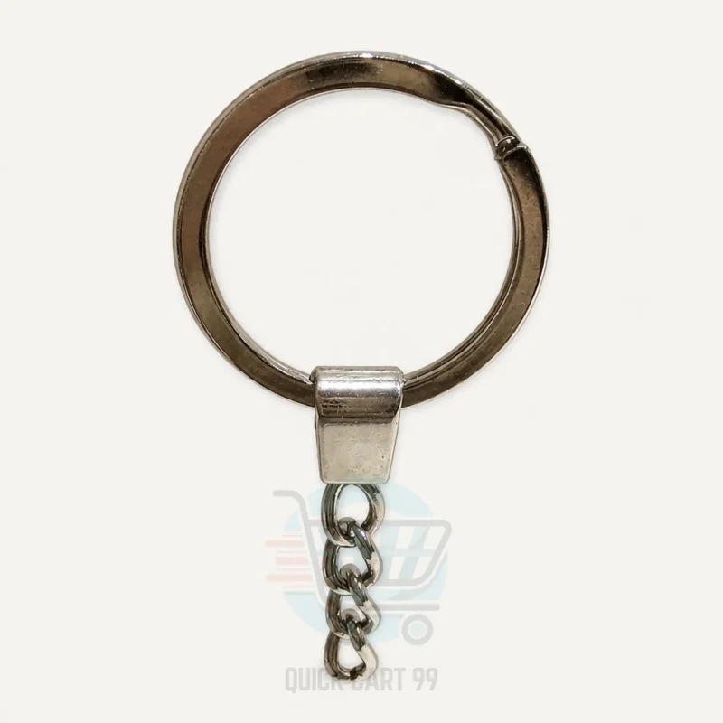 Gold and silver metal keychains in butterfly, ring, chain and clasp designs at Quick Cart 99.