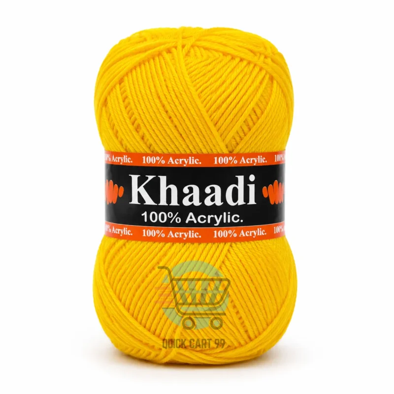 Khaadi Crystal Wool Yarn 3 Ply Acrylic Crochet Yarn in Multiple Colours