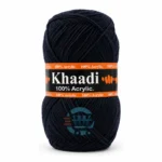 Khaadi Crystal Wool Yarn 3 Ply Acrylic Crochet Yarn in Multiple Colours