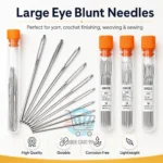 Large Eye Blunt Needles for Yarn, Crochet, Knitting and Sewing