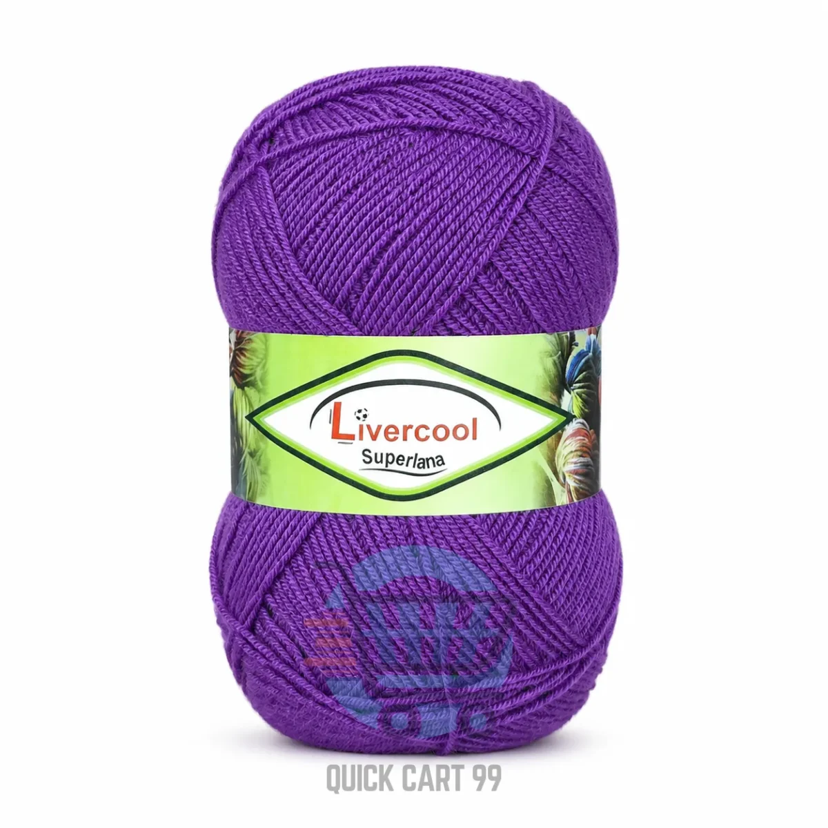 Livercool 3 Ply Crochet Wool Yarn in multiple colours – 100% acrylic, 70–80g each