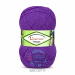 Livercool 3 Ply Crochet Wool Yarn in multiple colours – 100% acrylic, 70–80g each