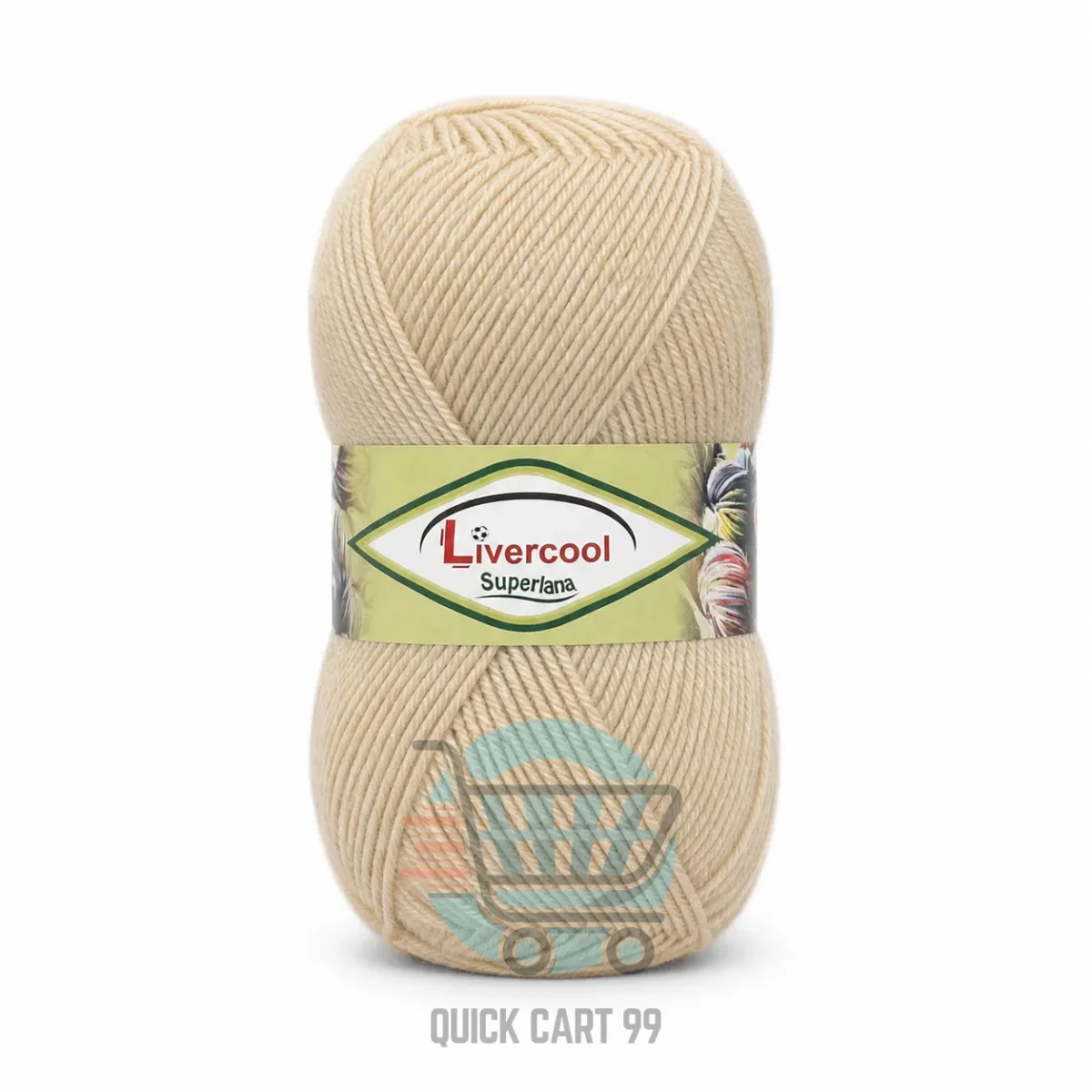 Livercool 3 Ply Crochet Wool Yarn in multiple colours – 100% acrylic, 70–80g each