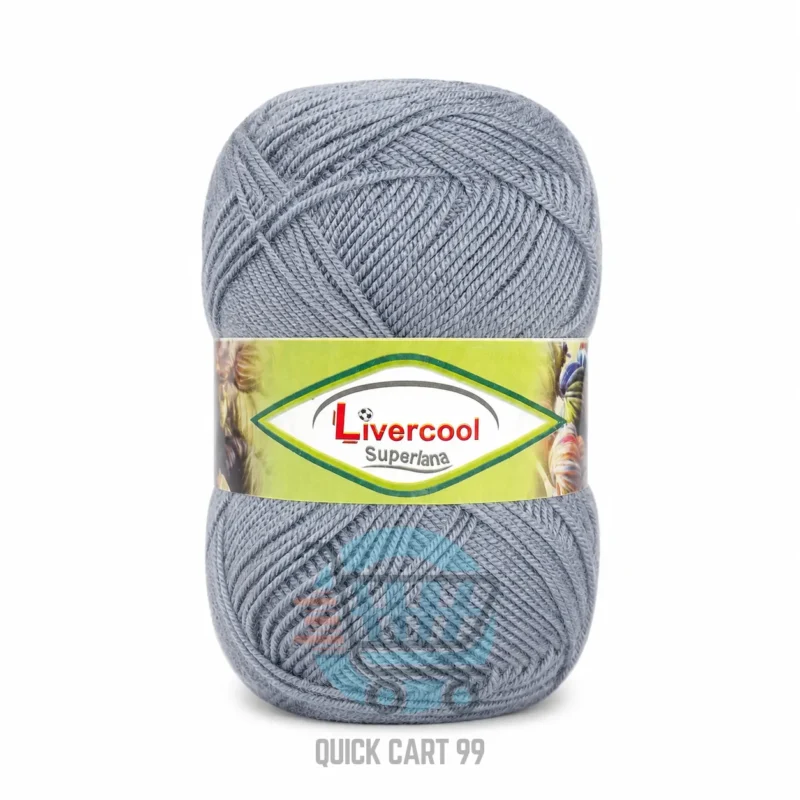 Livercool 3 Ply Crochet Wool Yarn in multiple colours – 100% acrylic, 70–80g each