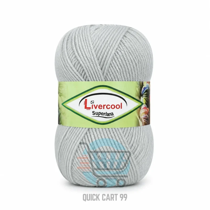 Livercool 3 Ply Crochet Wool Yarn in multiple colours – 100% acrylic, 70–80g each