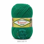Livercool 3 Ply Crochet Wool Yarn in multiple colours – 100% acrylic, 70–80g each