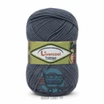Livercool 3 Ply Crochet Wool Yarn in multiple colours – 100% acrylic, 70–80g each