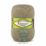 Livercool 3 Ply Crochet Wool Yarn in multiple colours – 100% acrylic, 70–80g each