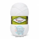 Livercool 3 Ply Crochet Wool Yarn in multiple colours – 100% acrylic, 70–80g each