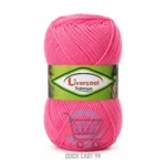 Livercool 3 Ply Crochet Wool Yarn in multiple colours – 100% acrylic, 70–80g each