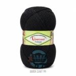 Livercool 3 Ply Crochet Wool Yarn in multiple colours – 100% acrylic, 70–80g each