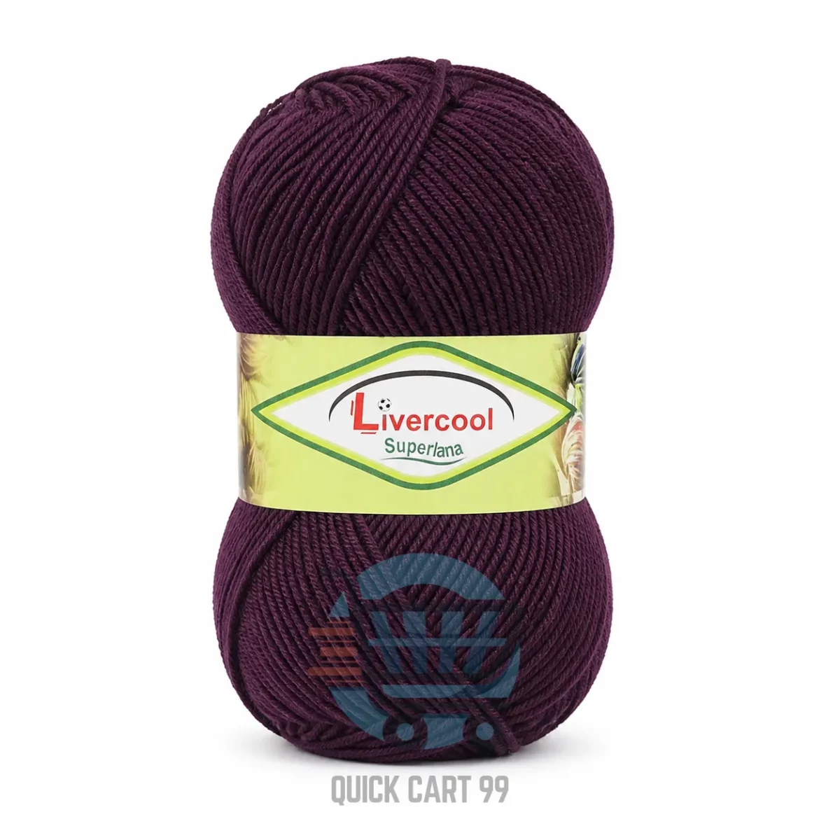 Livercool 3 Ply Crochet Wool Yarn in multiple colours – 100% acrylic, 70–80g each