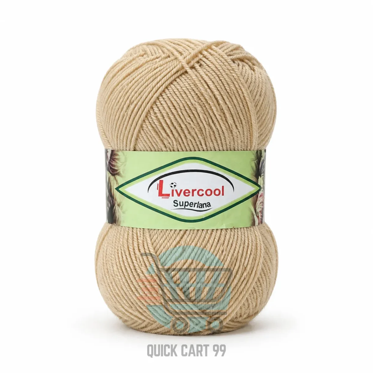 Livercool 3 Ply Crochet Wool Yarn in multiple colours – 100% acrylic, 70–80g each