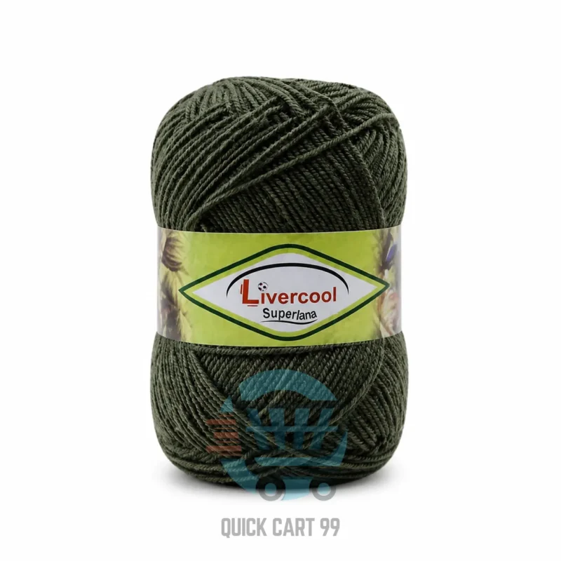 Livercool 3 Ply Crochet Wool Yarn in multiple colours – 100% acrylic, 70–80g each