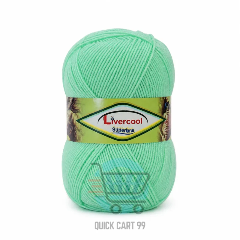 Livercool 3 Ply Crochet Wool Yarn in multiple colours – 100% acrylic, 70–80g each