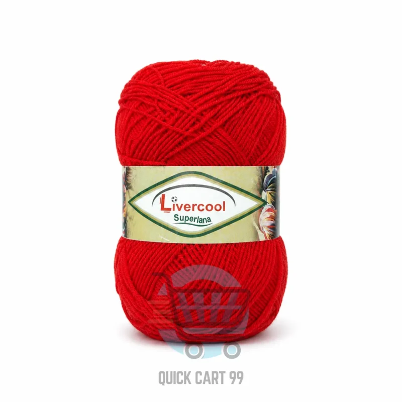 Livercool 3 Ply Crochet Wool Yarn in multiple colours – 100% acrylic, 70–80g each
