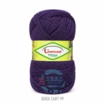 Livercool 3 Ply Crochet Wool Yarn in multiple colours – 100% acrylic, 70–80g each