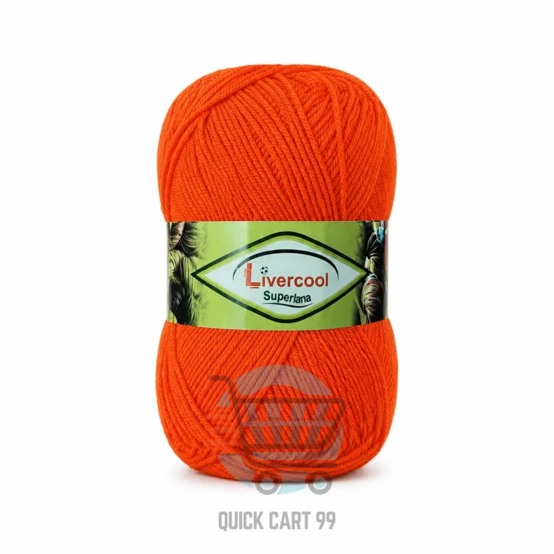 Livercool 3 Ply Crochet Wool Yarn in multiple colours – 100% acrylic, 70–80g each