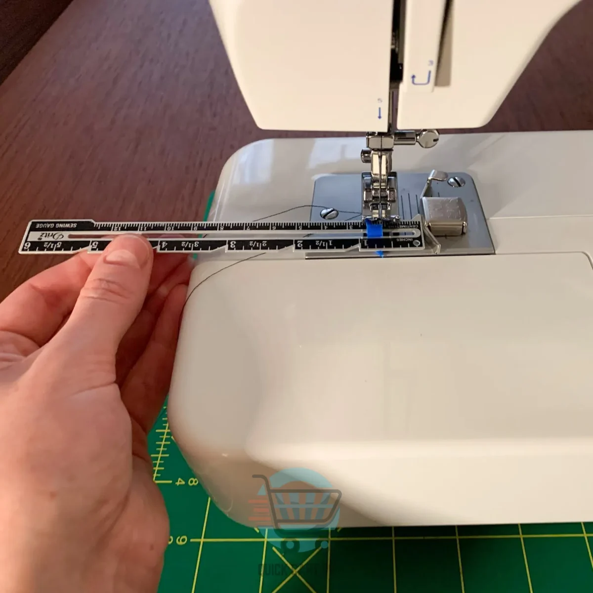 Magnetic Seam Guide for Sewing Machine