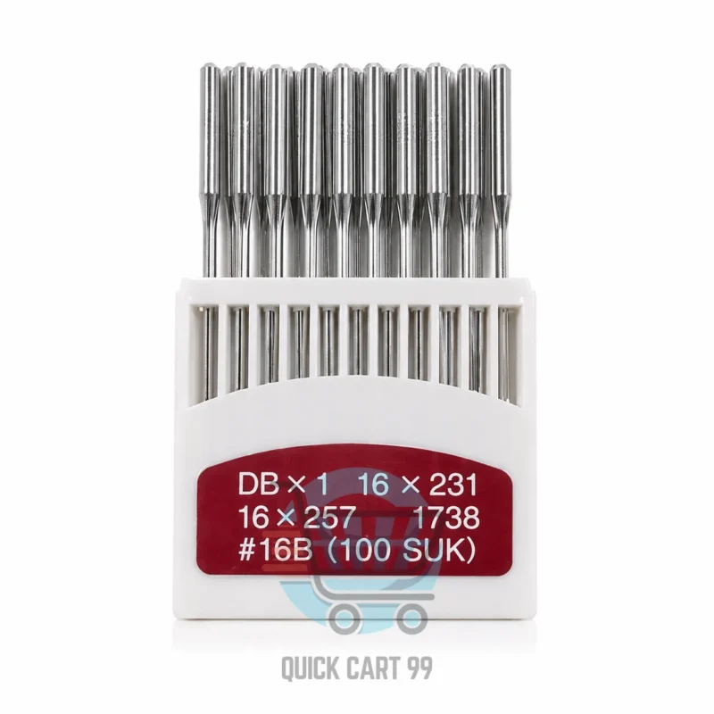 Orange Needles No. 16 – Industrial Sewing Machine Needles, 10 Pcs