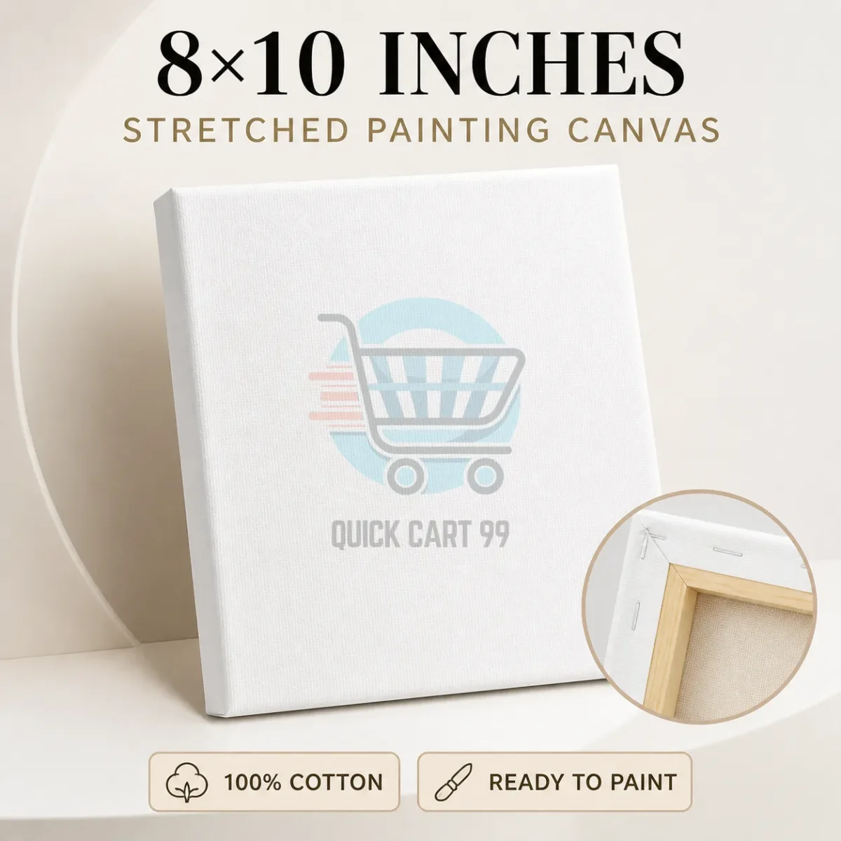 Mixed Size Painting Canvases pack of 5