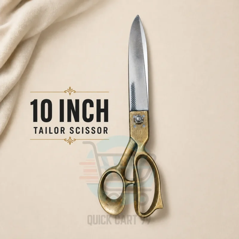Ryti brass tailor scissors available in 9, 10, 11, and 12-inch sizes