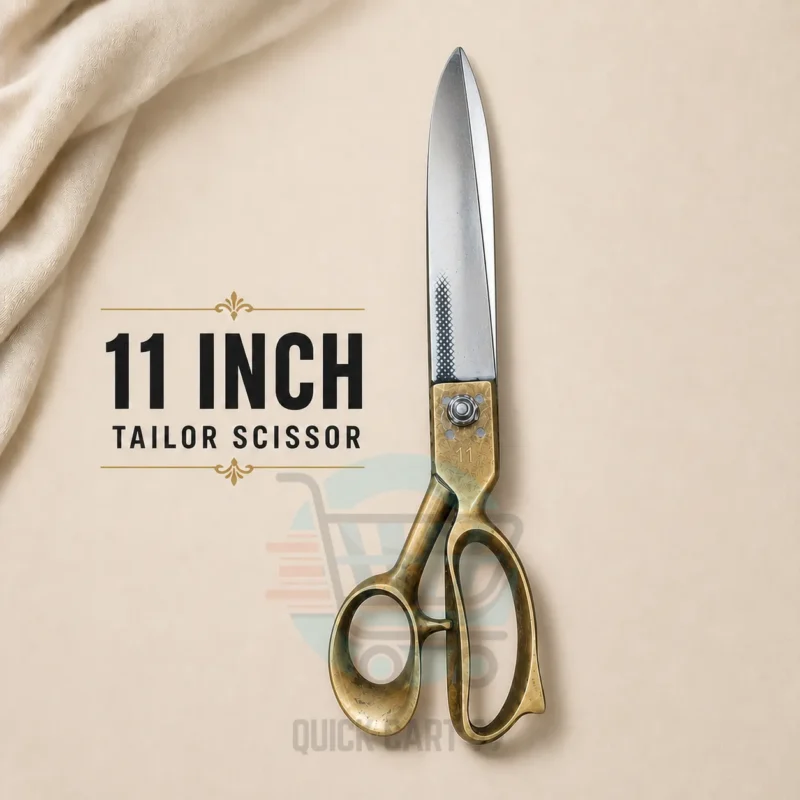 Ryti brass tailor scissors available in 9, 10, 11, and 12-inch sizes