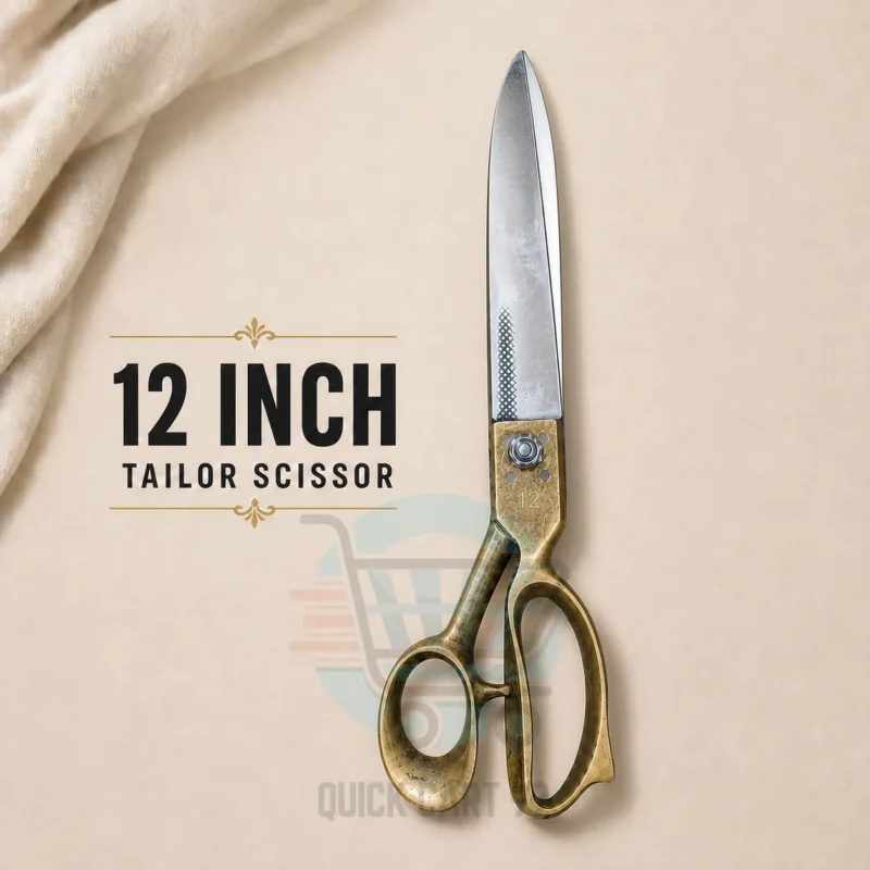 Ryti brass tailor scissors available in 9, 10, 11, and 12-inch sizes
