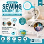 LED Sewing Machine Light with flexible neck and magnetic base