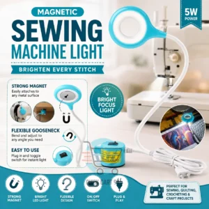 LED Sewing Machine Light LED Sewing Machine Light with flexible neck and magnetic base