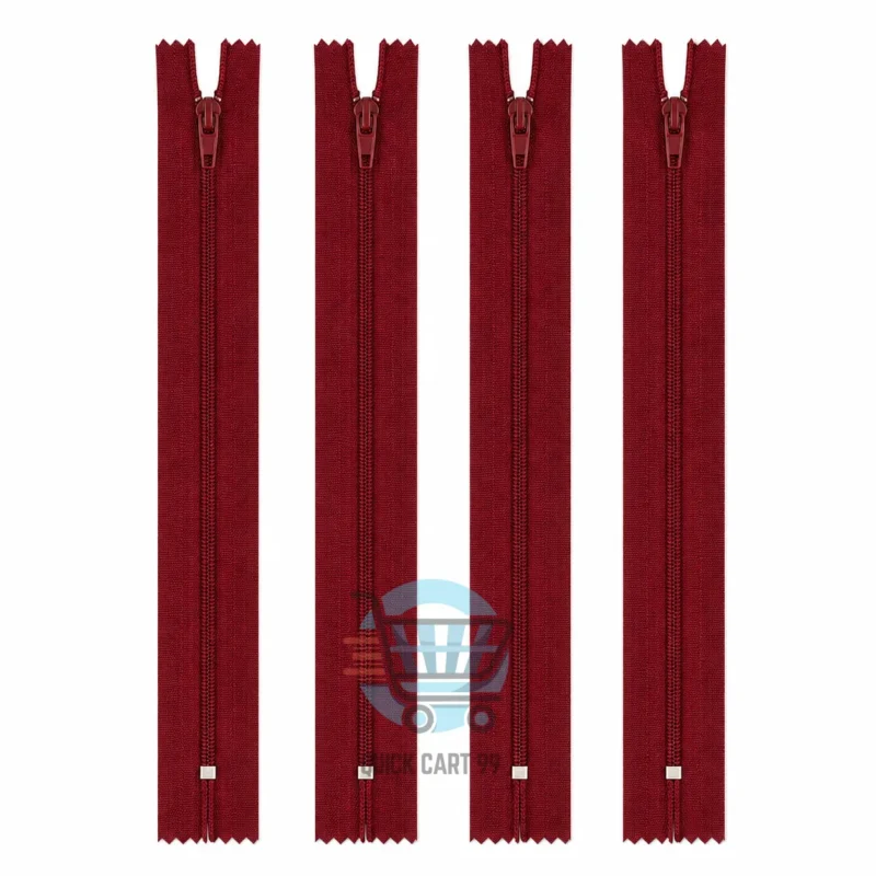 15 Inch Zippers Pack of 12 in Multiple Colours for Sewing and Bags