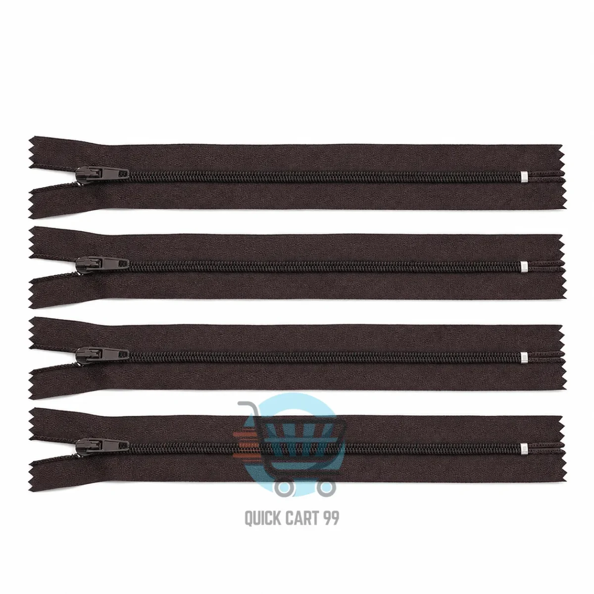 15 Inch Zippers Pack of 12 in Multiple Colours for Sewing and Bags