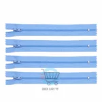15 Inch Zippers Pack of 12 in Multiple Colours for Sewing and Bags