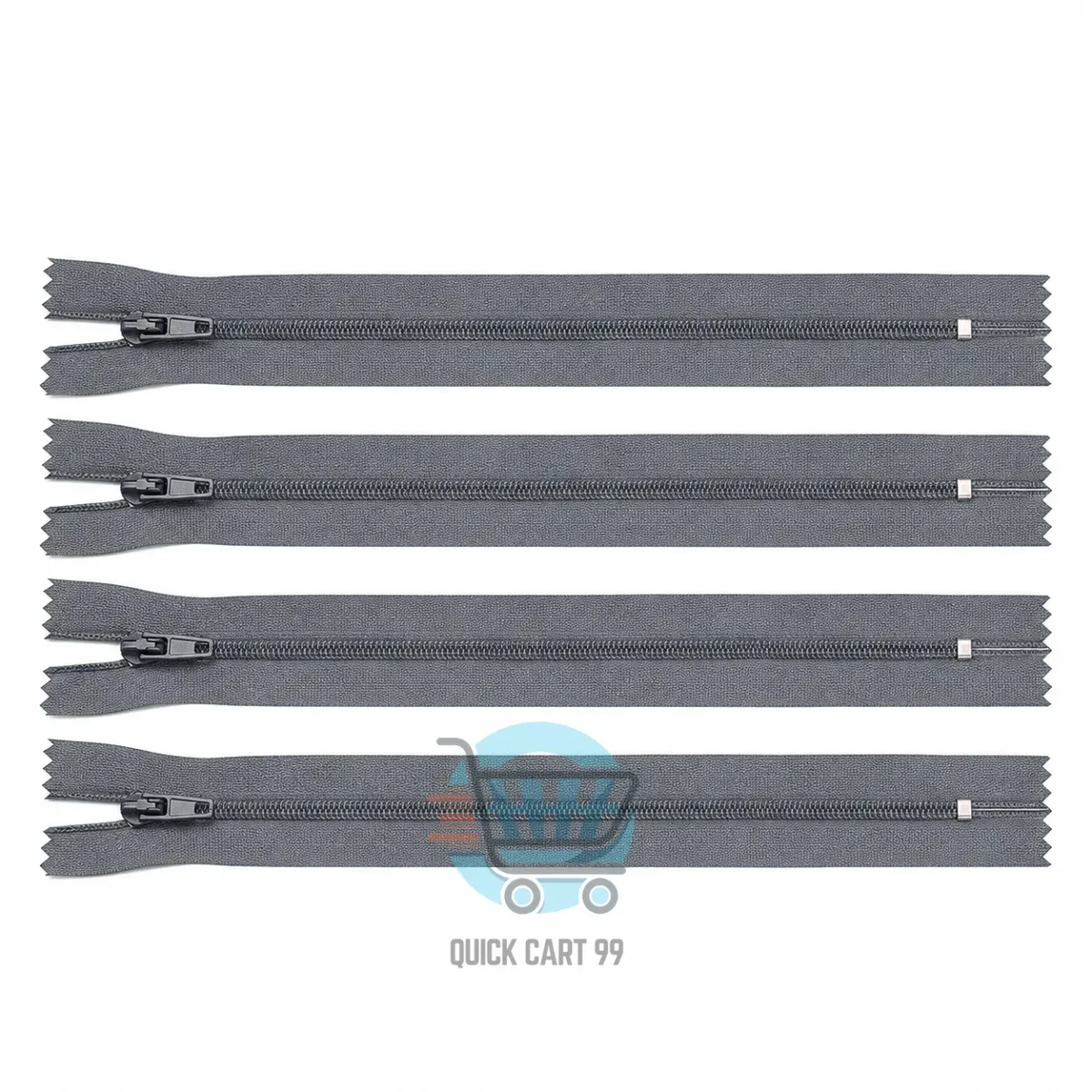 15 Inch Zippers Pack of 12 in Multiple Colours for Sewing and Bags