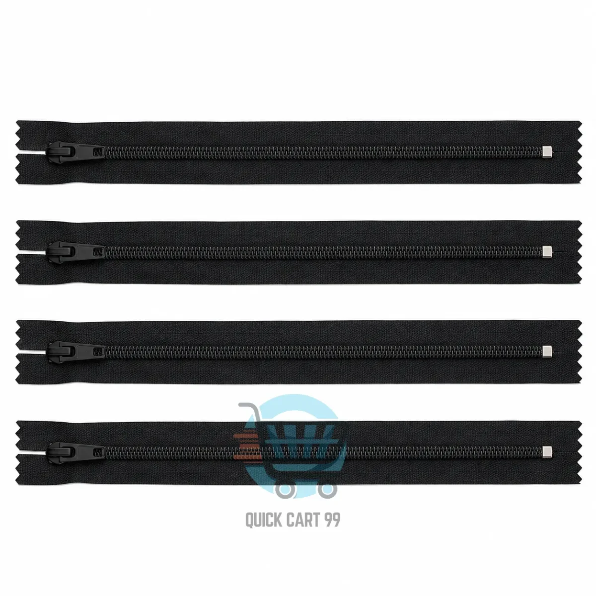15 Inch Zippers Pack of 12 in Multiple Colours for Sewing and Bags