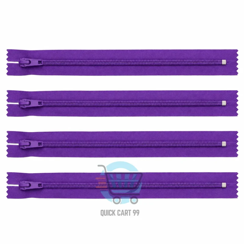 15 Inch Zippers Pack of 12 in Multiple Colours for Sewing and Bags