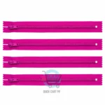 15 Inch Zippers Pack of 12 in Multiple Colours for Sewing and Bags