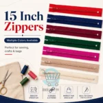 15 Inch Zippers Pack of 12 in Multiple Colours for Sewing and Bags