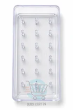 3-Layer Sewing Organizer Box with 18 Spool Holders & Removable Accessory Tray