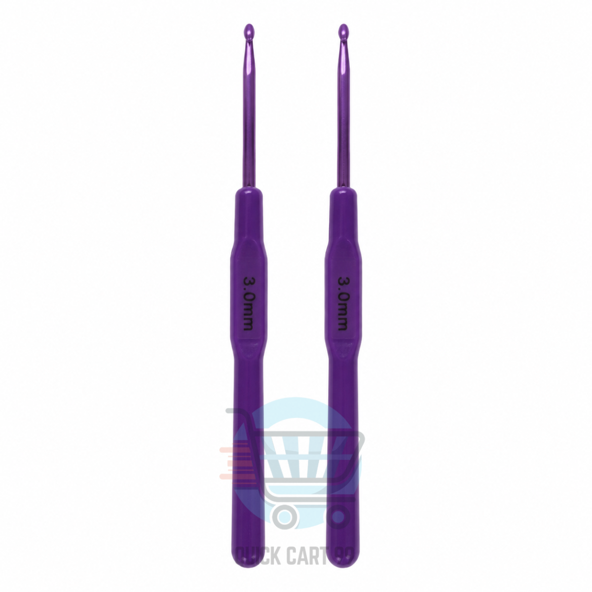 Plastic Handle Crochet Hook Set in assorted colours