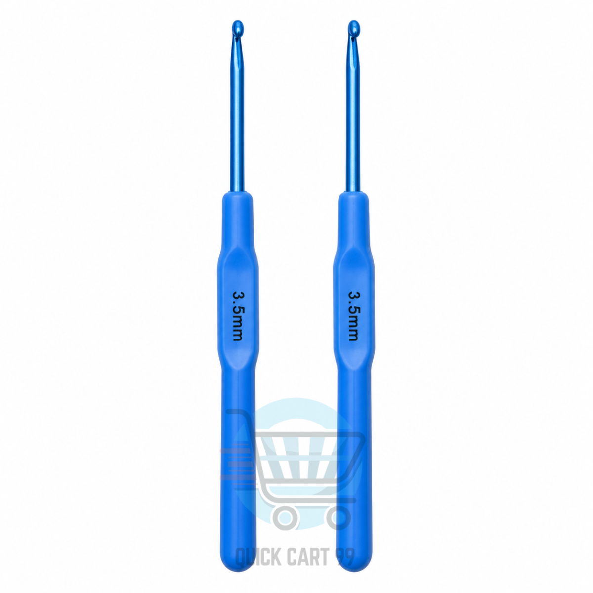 Plastic Handle Crochet Hook Set in assorted colours
