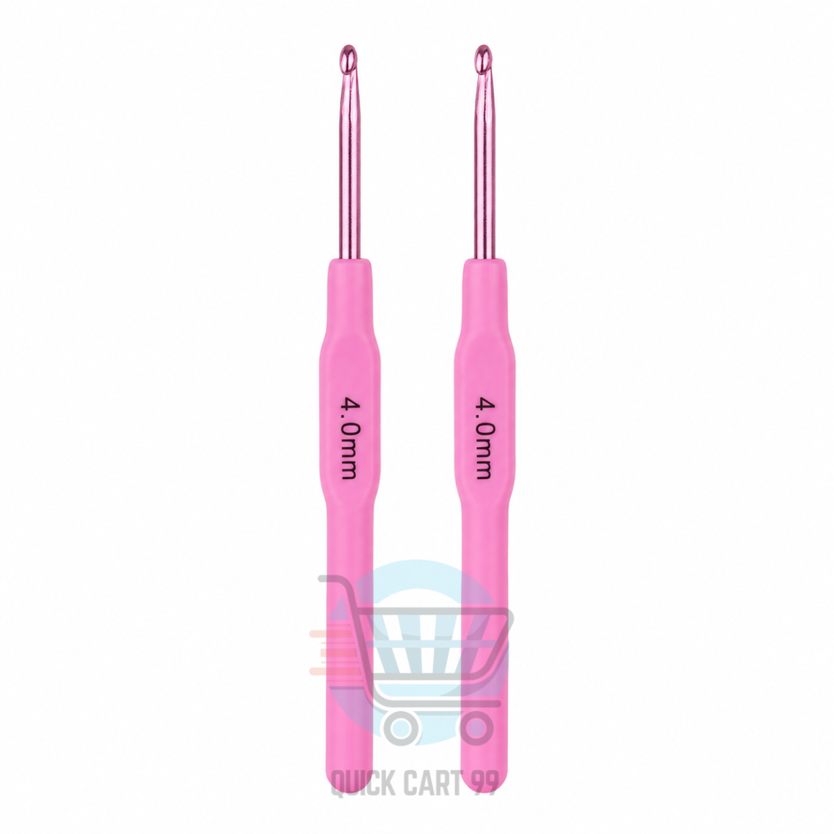 Plastic Handle Crochet Hook Set in assorted colours