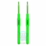 Plastic Handle Crochet Hook Set in assorted colours