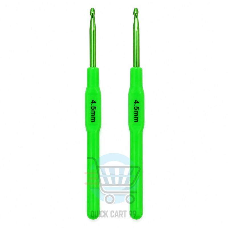 Plastic Handle Crochet Hook Set in assorted colours