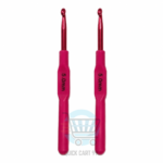 Plastic Handle Crochet Hook Set in assorted colours