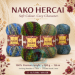 Nako Hercai Turkish Wool Yarn 100g