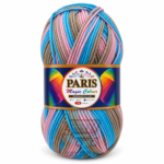 Paris Magic Colors Yarn multicolor acrylic DK ball