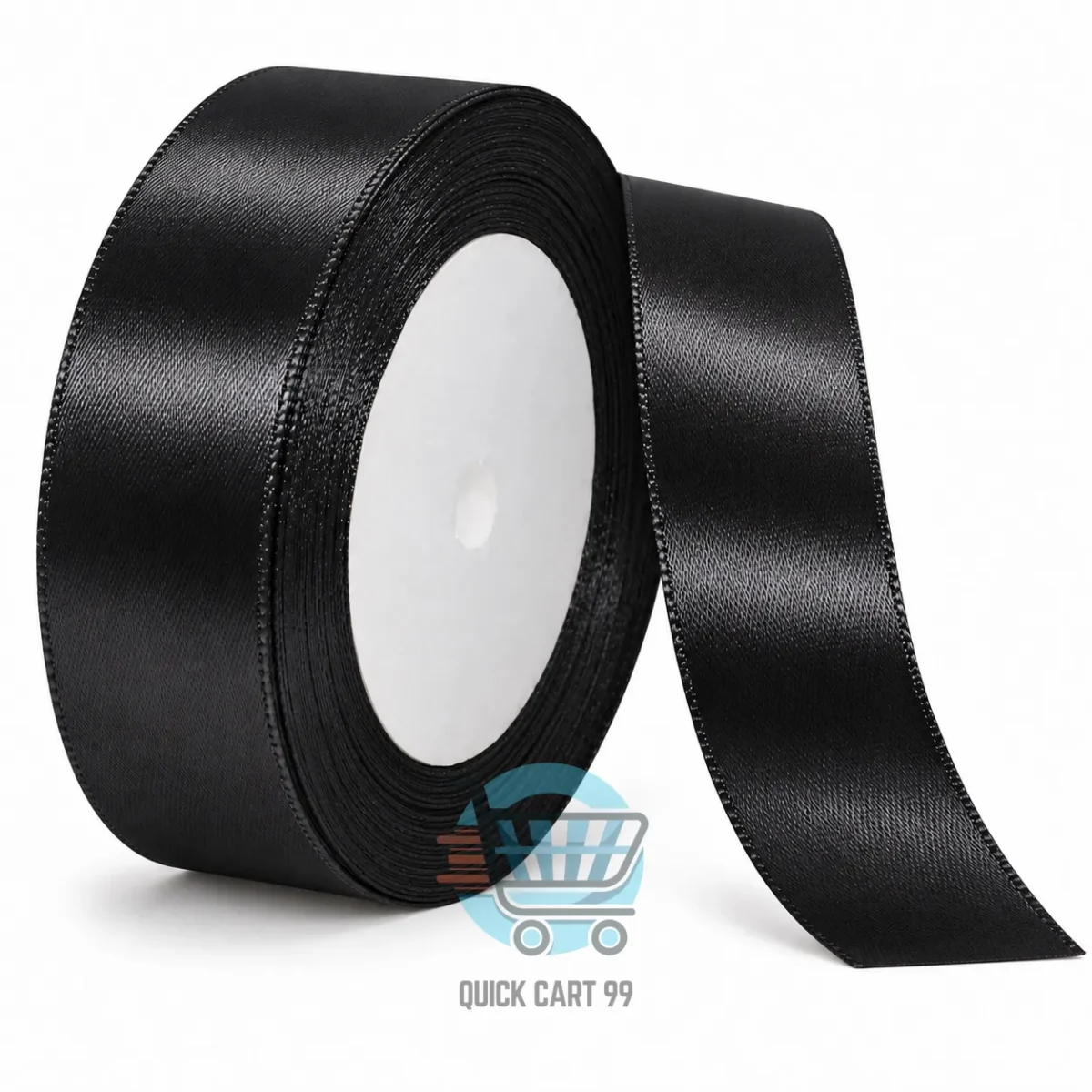 1 inch satin ribbon roll for gift wrapping and crafts
