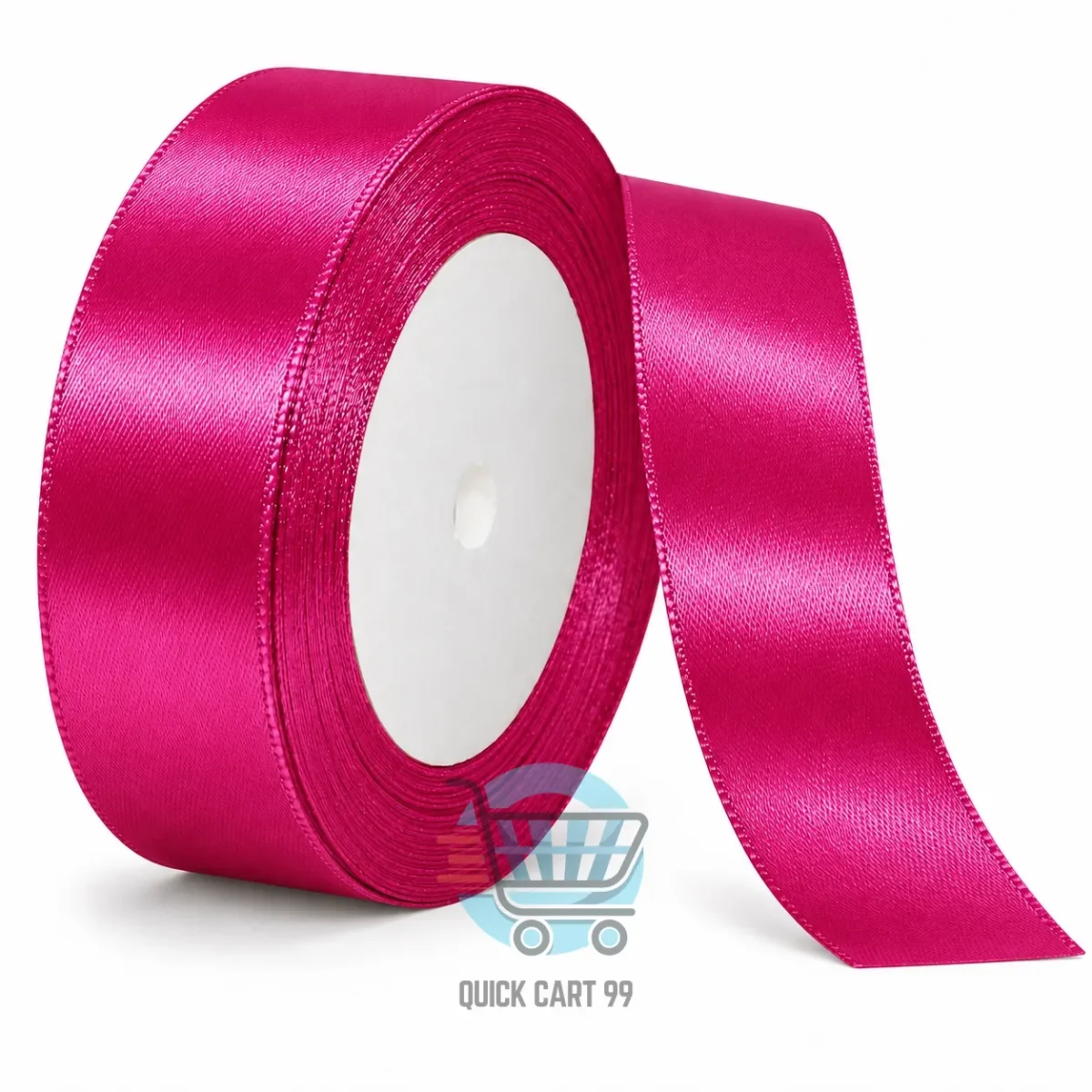 1 inch satin ribbon roll for gift wrapping and crafts